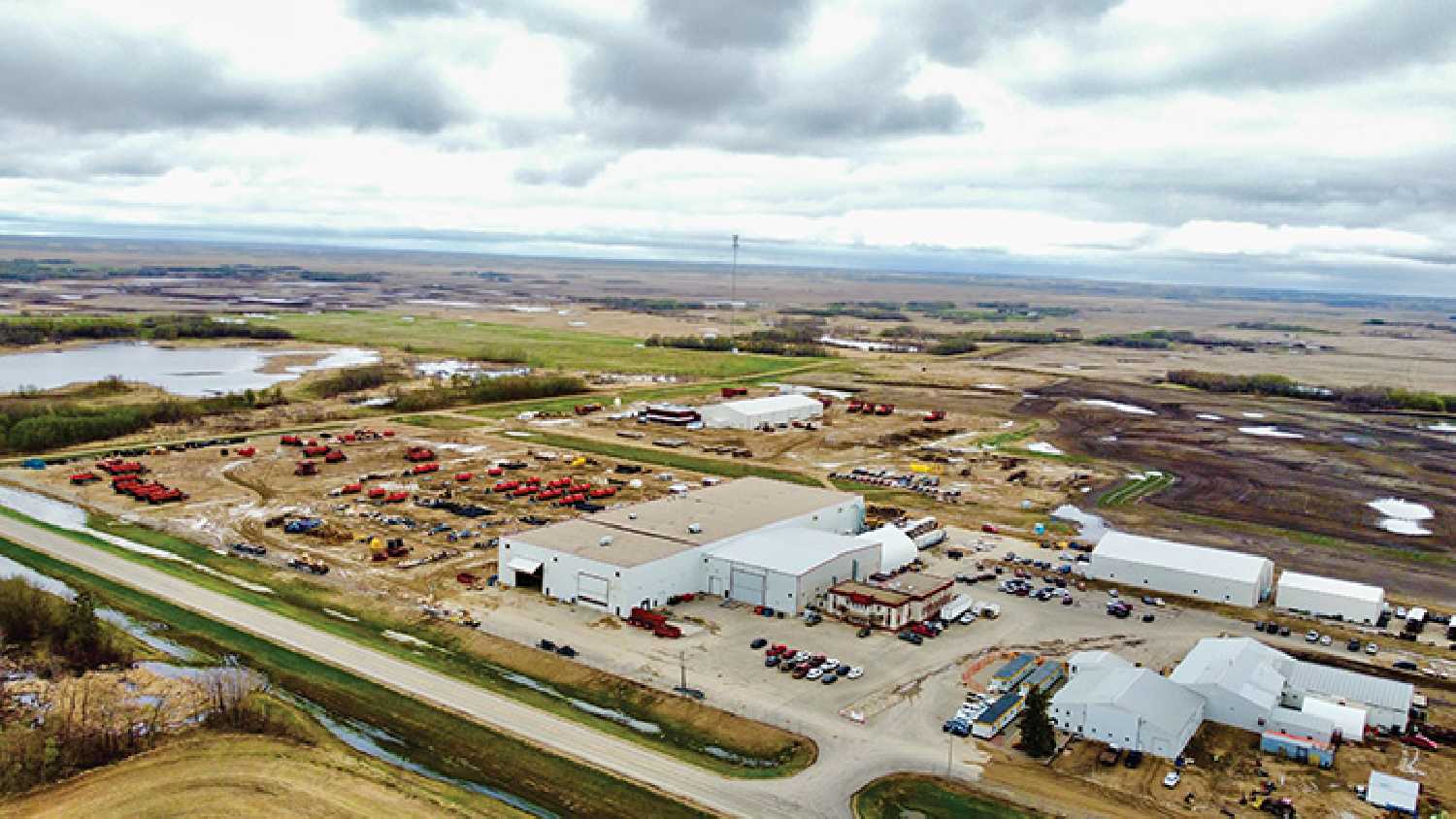 The sprawling Vaderstad manufacturing plant at Langbank